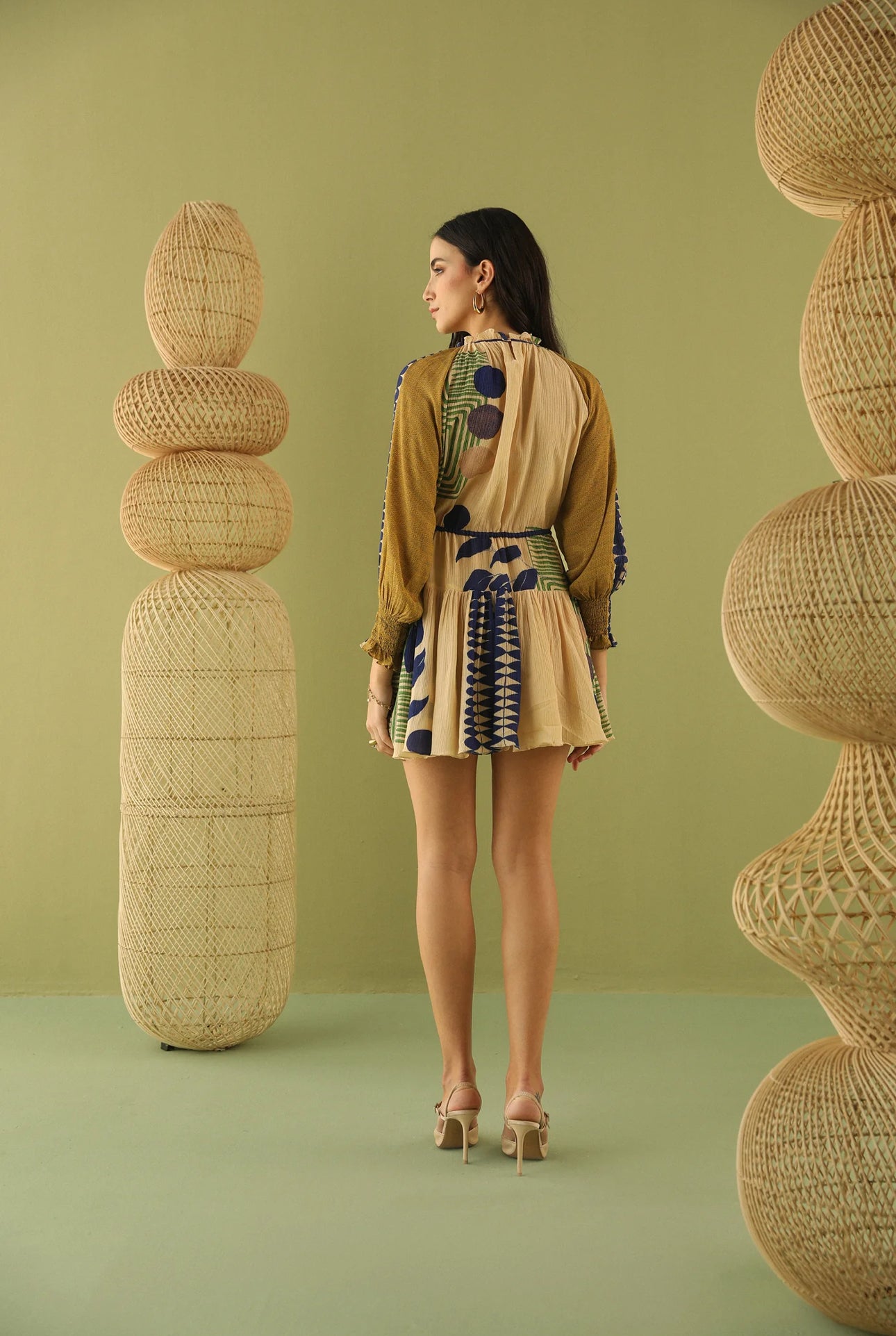 Twilight sand mini dress