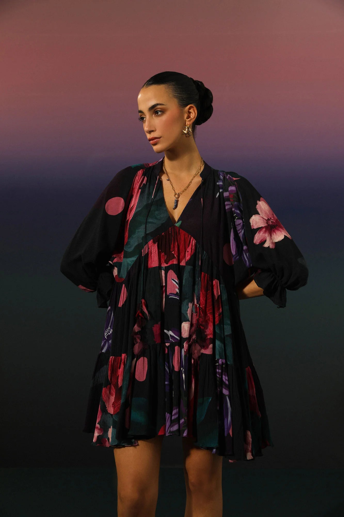 Floral Drift Dress