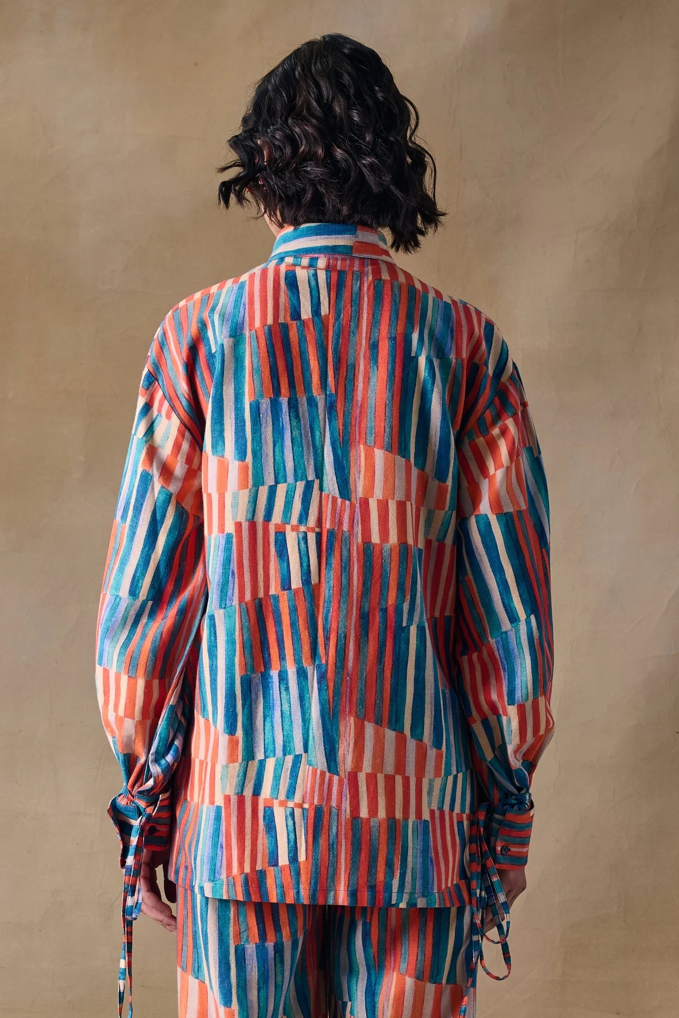 Asilah Stripe Drawstring Shirt