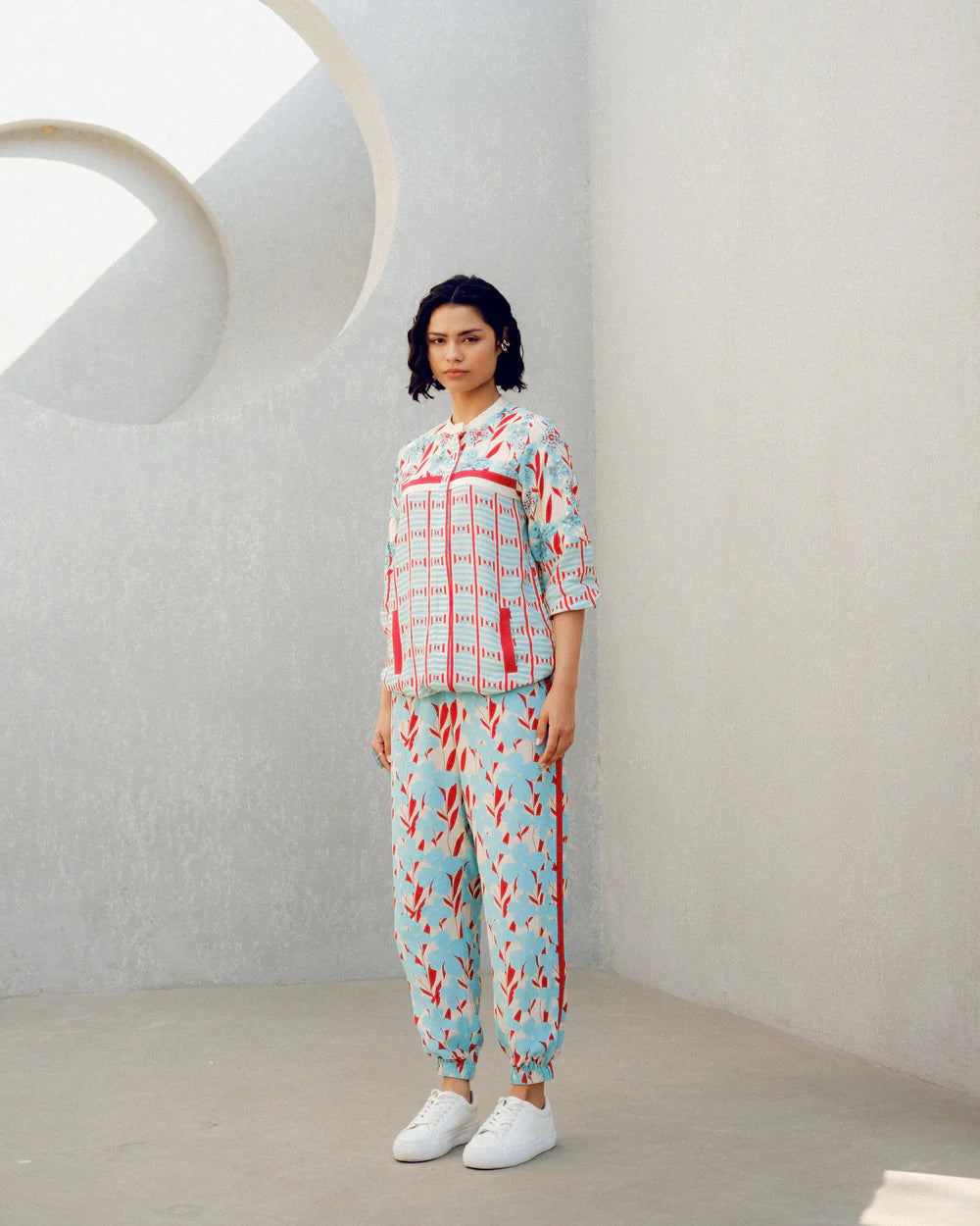 White Print Play Tracksuit