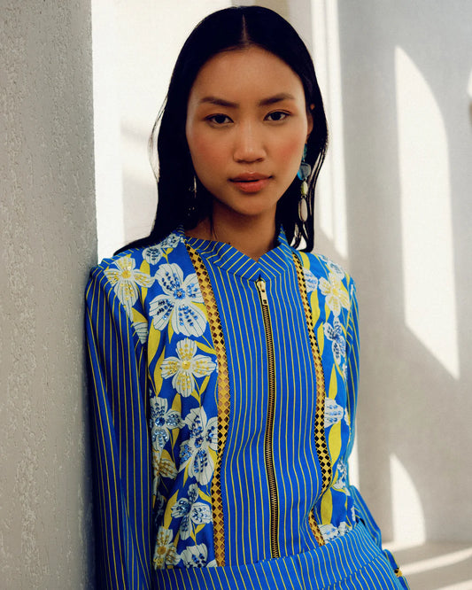 Blue Zip Shirt
