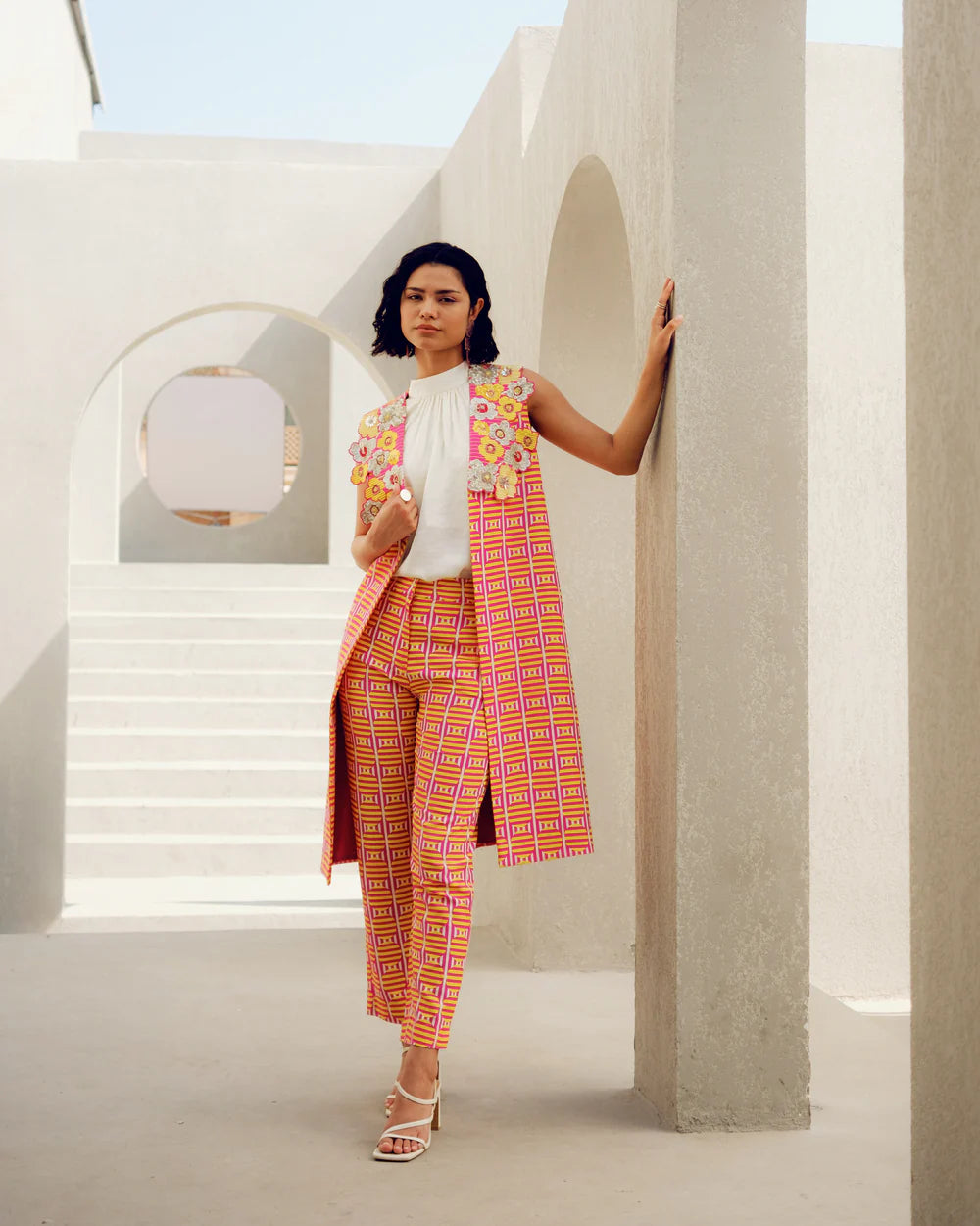 Pink Flever Jacket Set