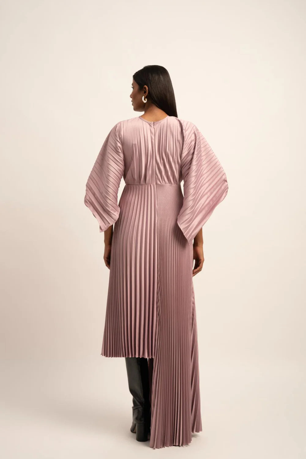 The Sculpted Harmony Pleated Dress