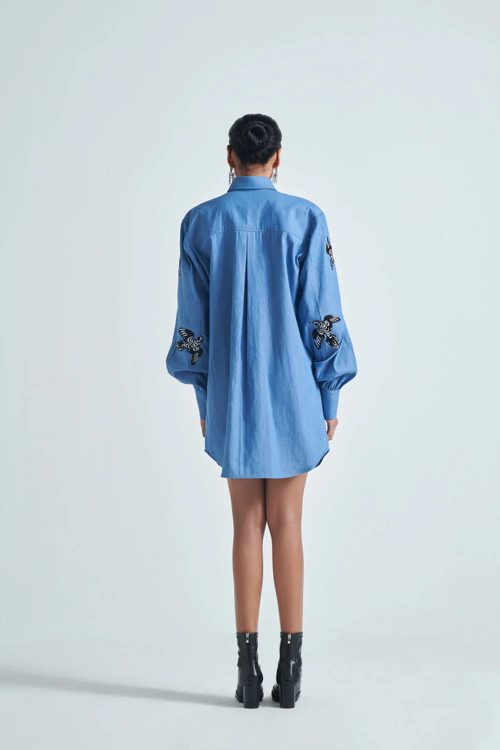 Avian Chic Shirt Dress