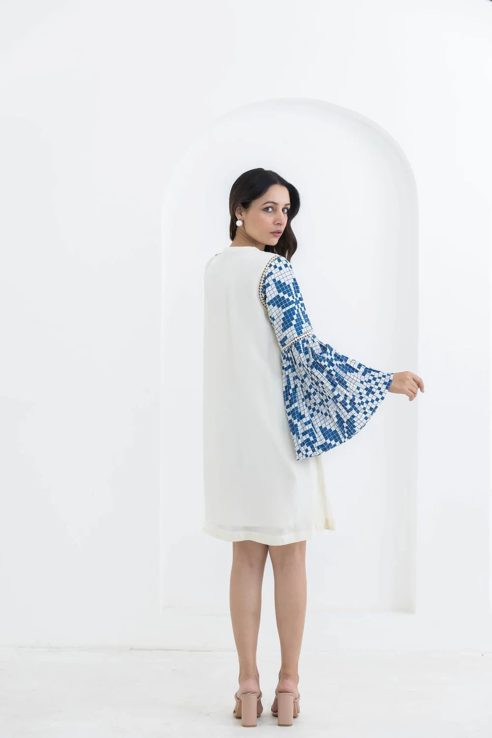 White Sunflower Dress