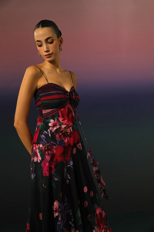 Bloom striped Belle Maxi