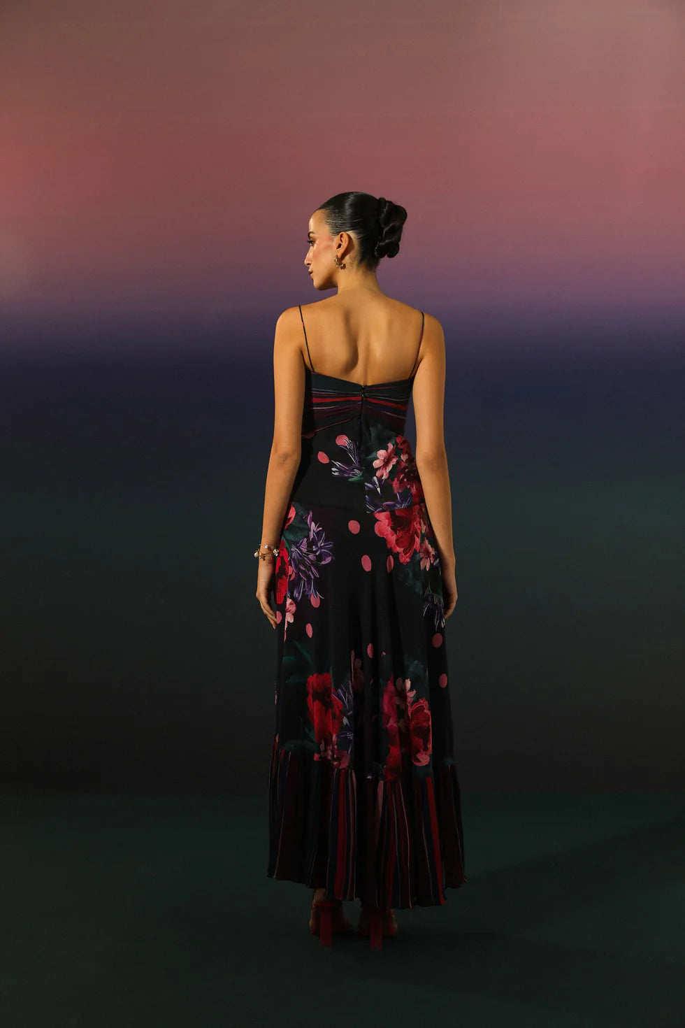 Bloom striped Belle Maxi