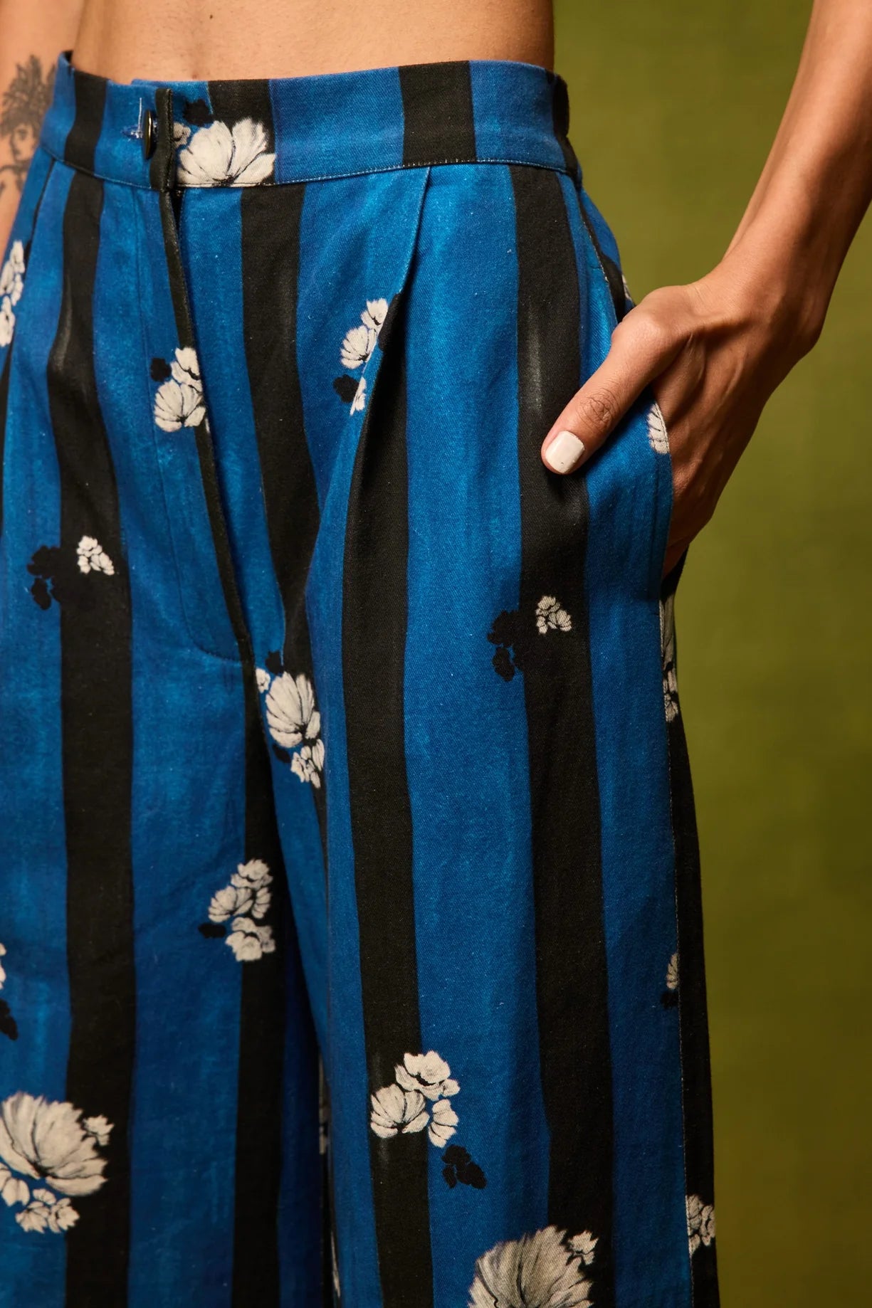 Saphiré Bloom Straight Trousers