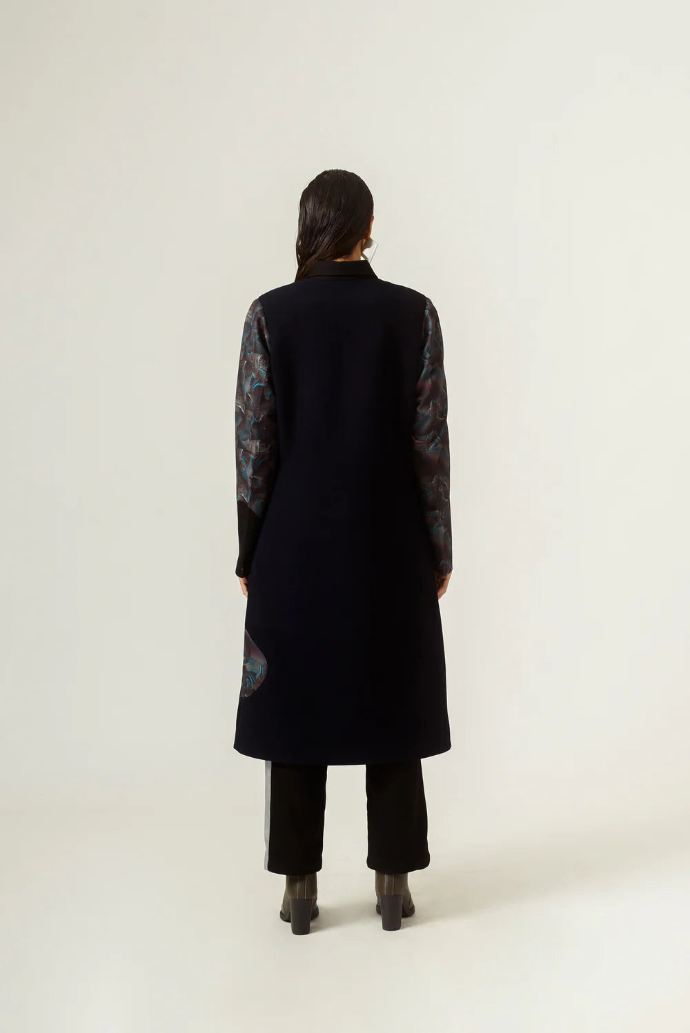 Agitation Panelled Trench Coat